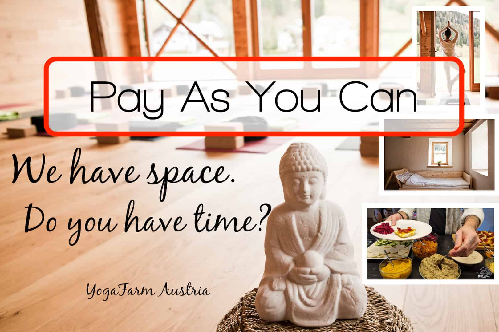 “Pay As You Can” – Retreat – FreshUp Days